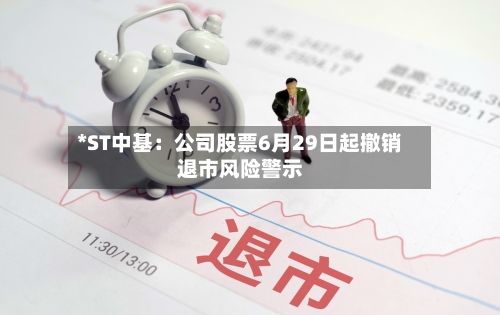 *ST中基：公司股票6月29日起撤销退市风险警示