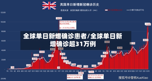 全球单日新增确诊患者/全球单日新增确诊超31万例
