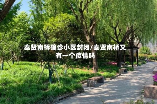 奉贤南桥确诊小区封闭/奉贤南桥又有一个疫情吗