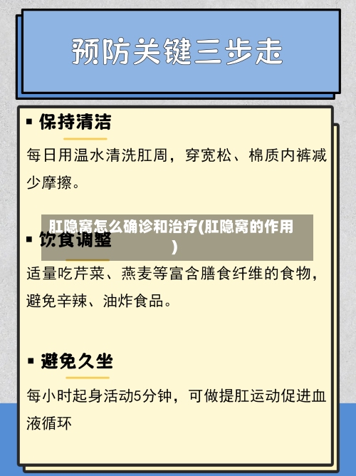 肛隐窝怎么确诊和治疗(肛隐窝的作用)