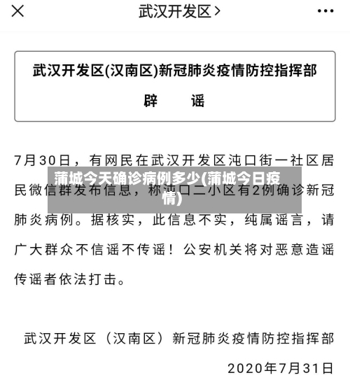 蒲城今天确诊病例多少(蒲城今日疫情)