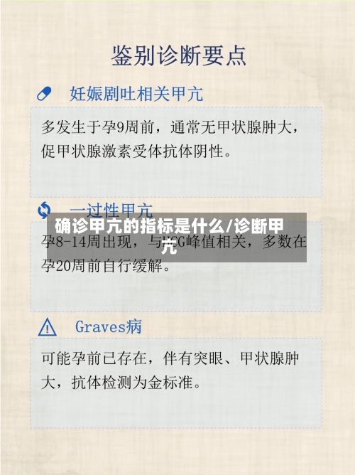 确诊甲亢的指标是什么/诊断甲亢