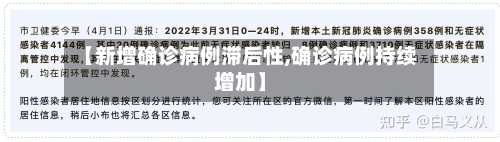 【新增确诊病例滞后性,确诊病例持续增加】-第2张图片