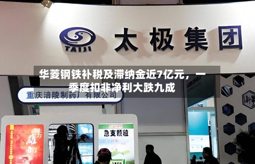 华菱钢铁补税及滞纳金近7亿元	，一季度扣非净利大跌九成-第3张图片