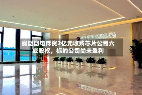 赛微微电斥资2亿元收购芯片公司六成股权，标的公司尚未盈利-第2张图片
