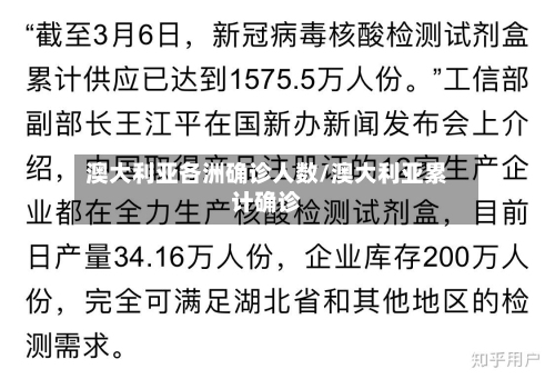 澳大利亚各洲确诊人数/澳大利亚累计确诊
