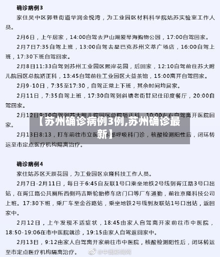 【苏州确诊病例3例,苏州确诊最新】-第2张图片