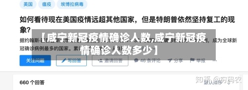 【咸宁新冠疫情确诊人数,咸宁新冠疫情确诊人数多少】