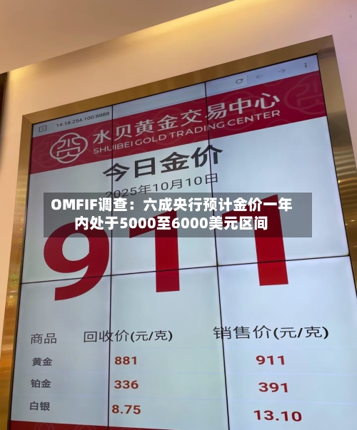 OMFIF调查:六成央行预计金价一年内处于5000至6000美元区间-第2张图片
