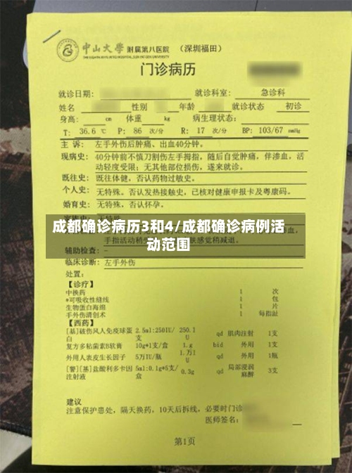 成都确诊病历3和4/成都确诊病例活动范围-第2张图片