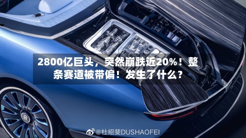 2800亿巨头	，突然崩跌近20%！整条赛道被带偏！发生了什么？-第2张图片