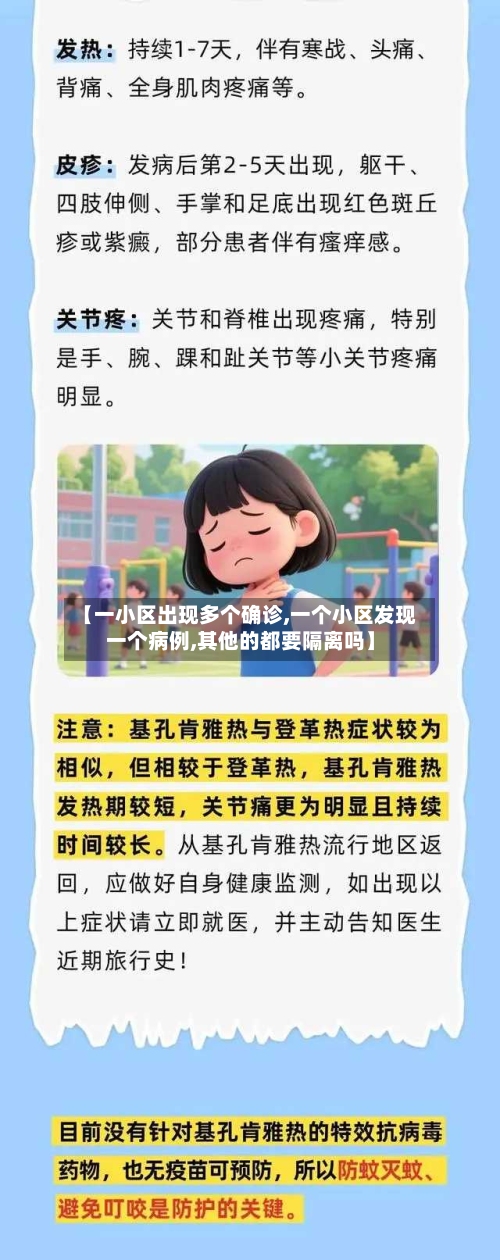 【一小区出现多个确诊,一个小区发现一个病例,其他的都要隔离吗】