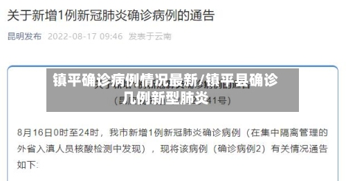 镇平确诊病例情况最新/镇平县确诊几例新型肺炎