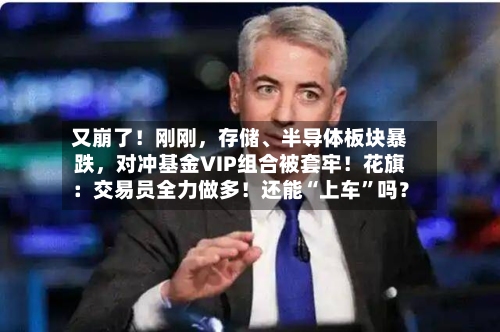 又崩了！刚刚，存储、半导体板块暴跌，对冲基金VIP组合被套牢！花旗：交易员全力做多！还能“上车”吗？-第2张图片