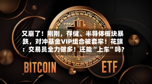 又崩了！刚刚，存储	、半导体板块暴跌	，对冲基金VIP组合被套牢！花旗：交易员全力做多！还能“上车	”吗？-第1张图片