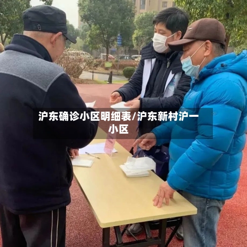 沪东确诊小区明细表/沪东新村沪一小区