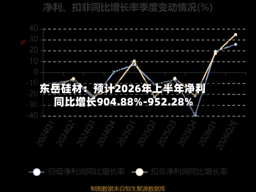 东岳硅材:预计2026年上半年净利同比增长904.88%-952.28%-第2张图片