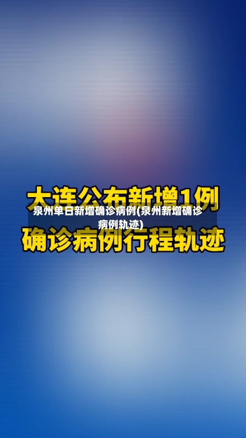 泉州单日新增确诊病例(泉州新增确诊病例轨迹)