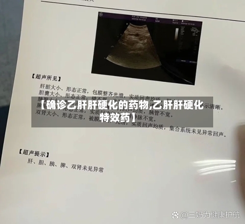 【确诊乙肝肝硬化的药物,乙肝肝硬化特效药】-第2张图片
