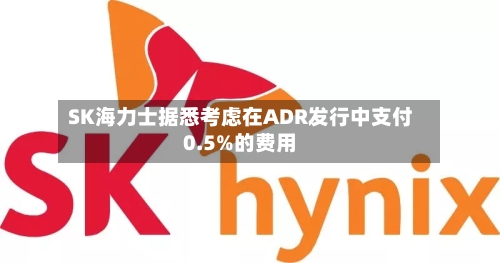 SK海力士据悉考虑在ADR发行中支付0.5%的费用
