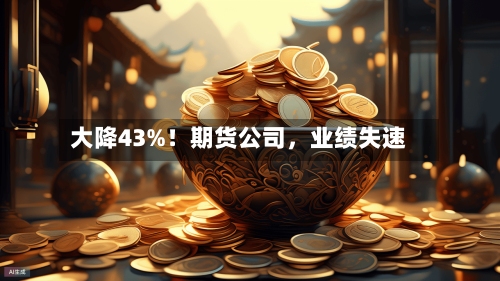大降43%！期货公司，业绩失速