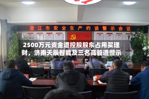 2500万元资金遭控股股东占用买理财，济南天辰智能及三名高管遭警示-第3张图片