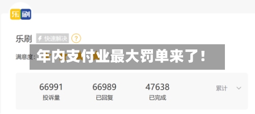 年内支付业最大罚单来了!-第2张图片