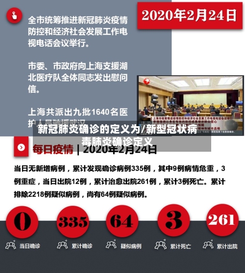 新冠肺炎确诊的定义为/新型冠状病毒肺炎确诊定义