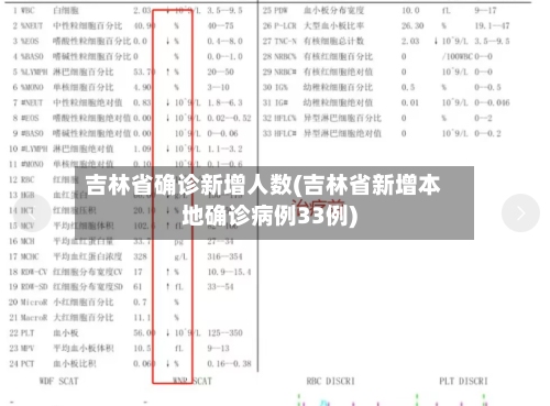吉林省确诊新增人数(吉林省新增本地确诊病例33例)