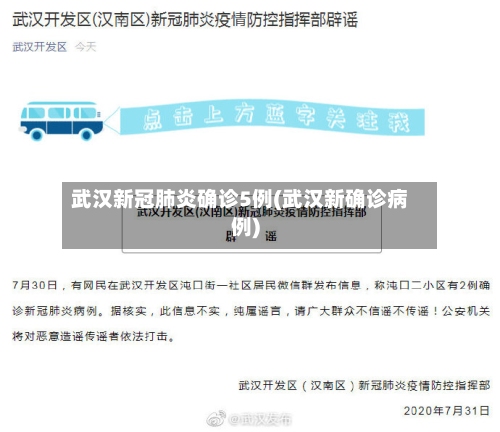 武汉新冠肺炎确诊5例(武汉新确诊病例)-第2张图片