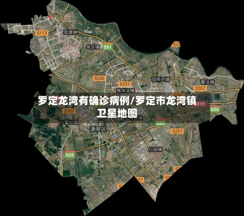 罗定龙湾有确诊病例/罗定市龙湾镇卫星地图