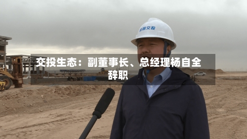 交投生态：副董事长、总经理杨自全辞职