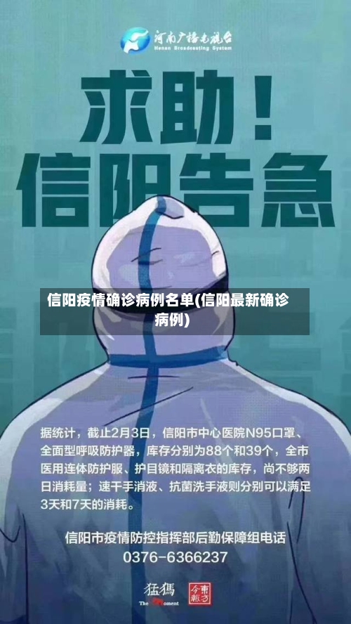 信阳疫情确诊病例名单(信阳最新确诊病例)