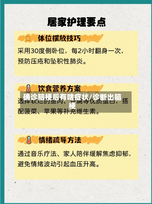 确诊脑梗后有啥症状/诊断出脑梗-第3张图片