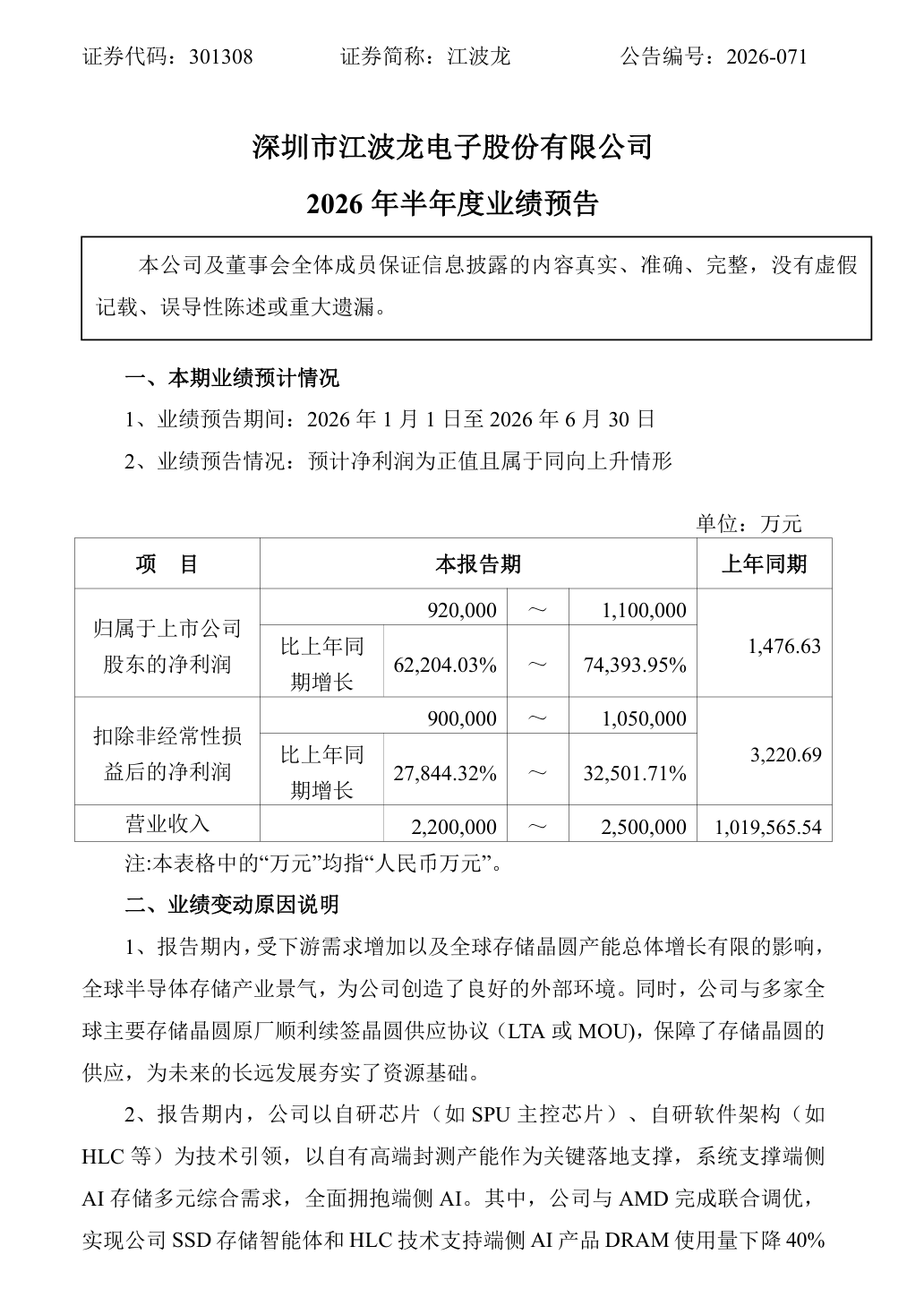 净利暴增623倍！说存储成为老登的	，要啪啪打脸了